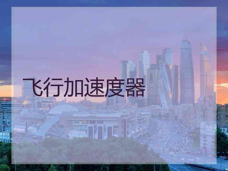 飞行加速度器