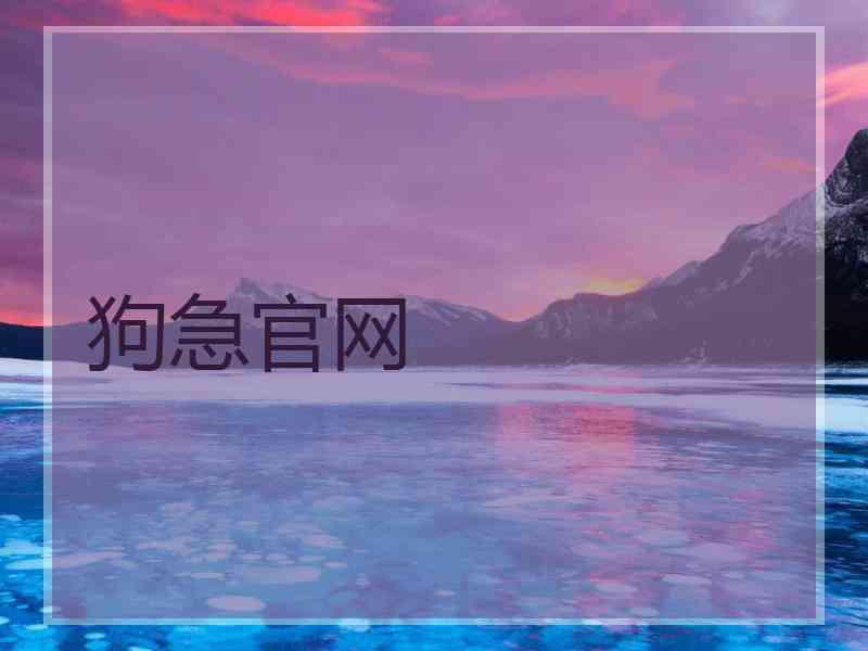 狗急官网