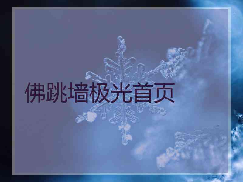 佛跳墙极光首页