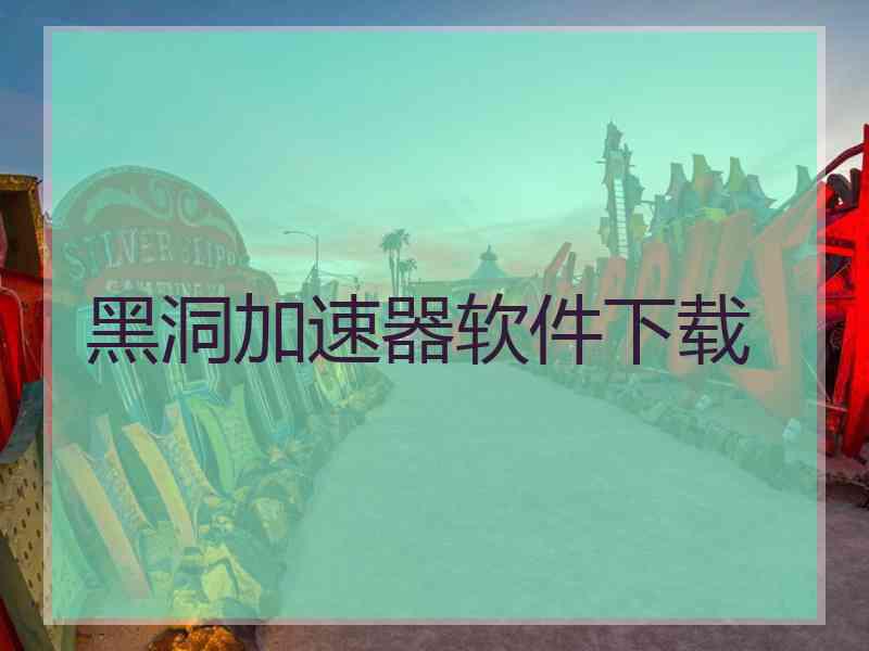 黑洞加速器软件下载